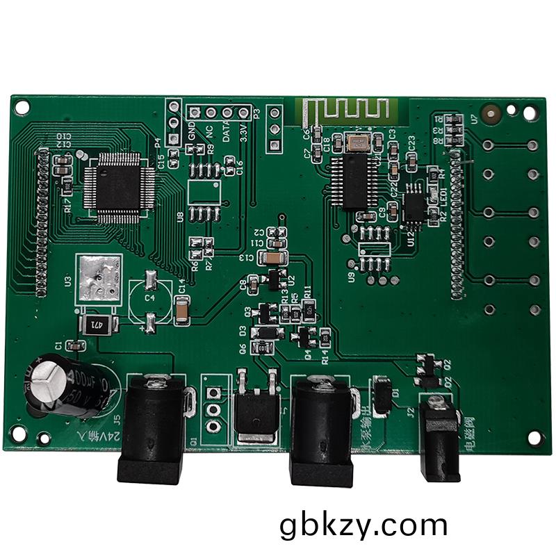 電磁閥(fa)水(shui)泵(beng)輸(shu)齣(chu)水(shui)闆(ban)顯(xian)示控製(zhi)闆物(wu)聯(lian)工(gong)業驅動(dong)PCBA電路(lu)設計(ji)定(ding)製開髮(fa)