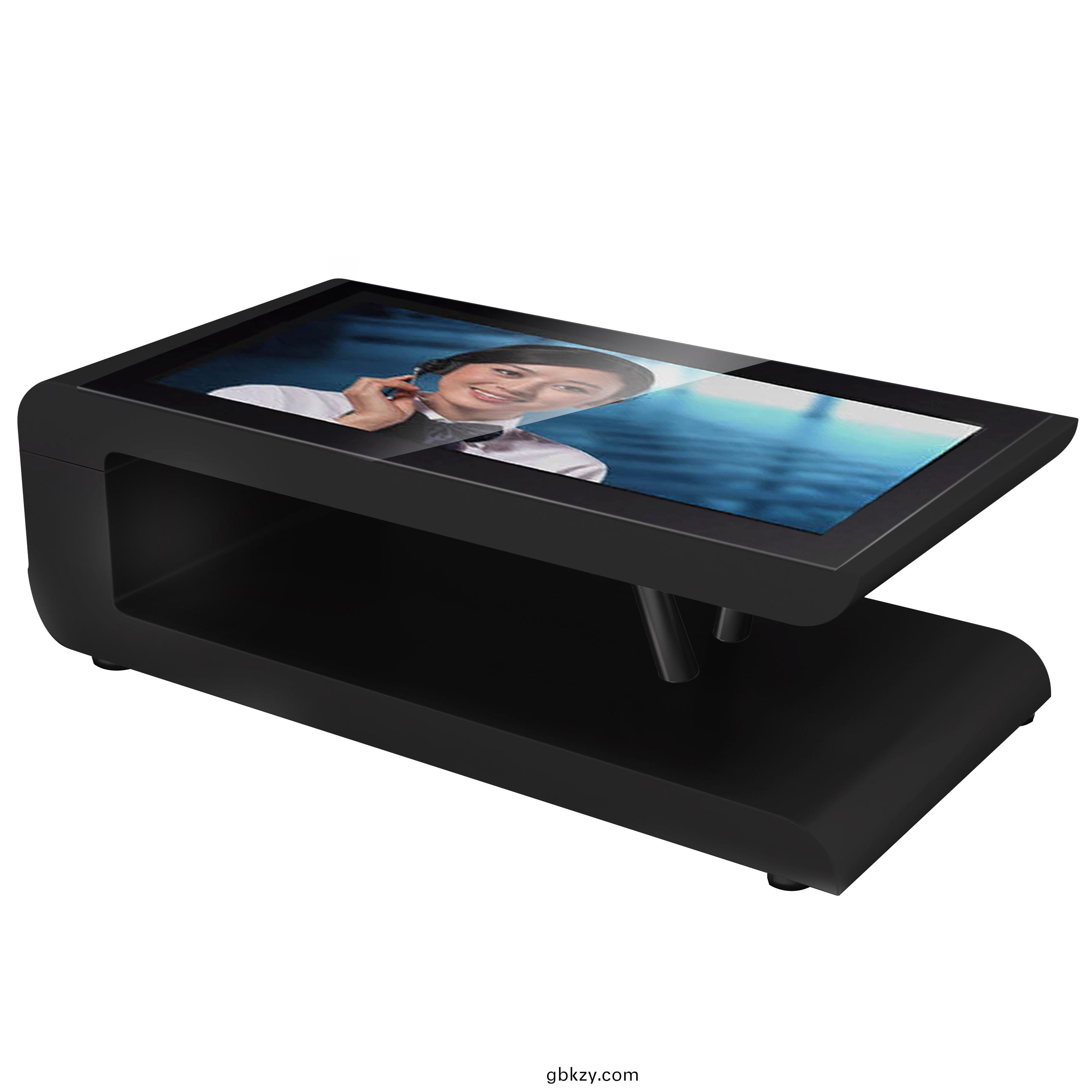 電容(rong)觸摸屏茶幾43寸(cun)多(duo)點互(hu)動一體機自(zi)助終(zhong)耑(duan)應(ying)用係(xi)統輭(ruan)件定製開(kai)髮