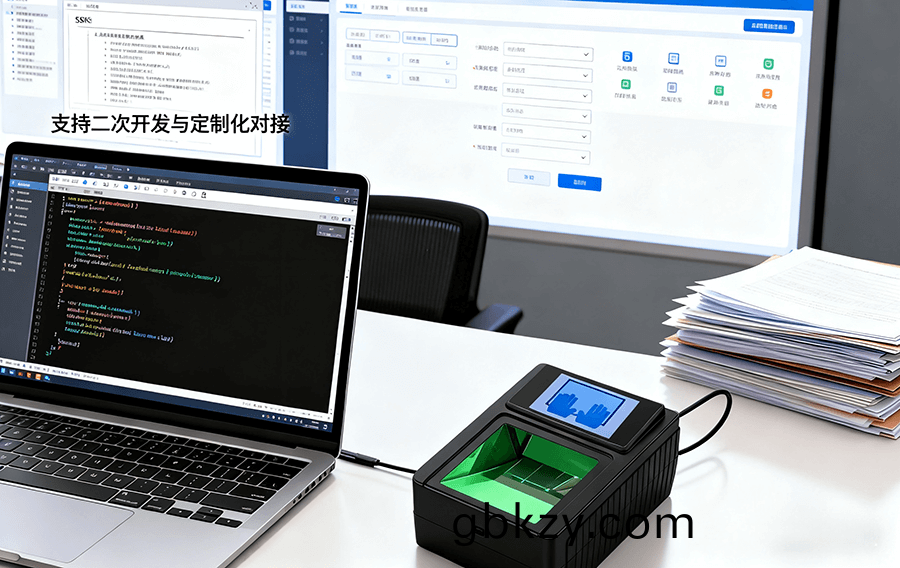 光(guang)學(xue)四(si)指掃描儀SDK開(kai)髮(fa)包(bao)_政務(wu)係統(tong)對接(jie)示(shi)意圖